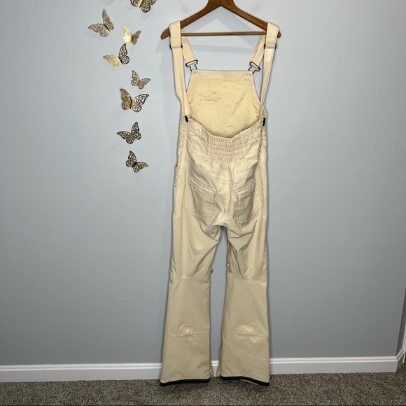 🦋🌙 BURTON | Cream Overall Snowboard Ski or Snow Bibs Pants SOLD - Picture 12 of 16